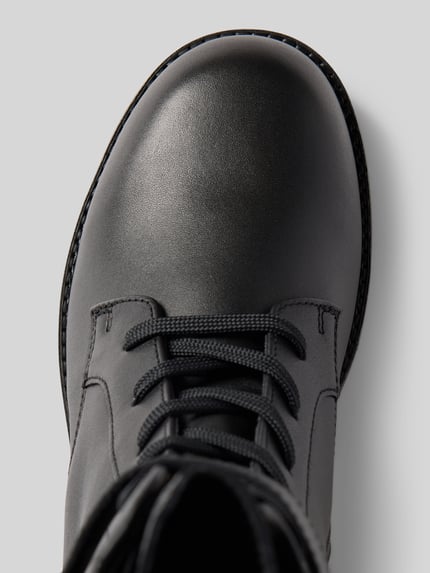 BOSS Schnürstiefel aus echtem Leder Modell 'ELERI' Black 3