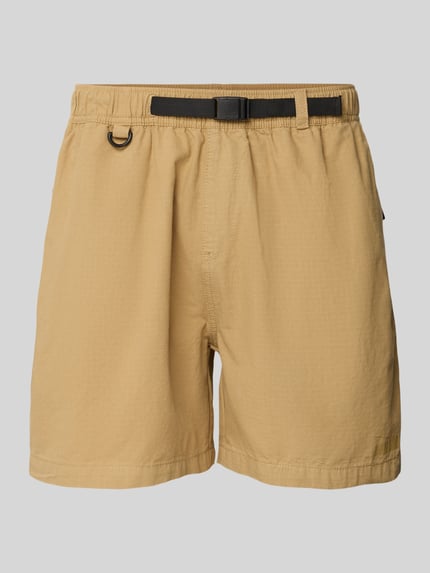 WOODBIRD Relaxed Fit Shorts mit Gürtel Modell 'Choi' Beige 2