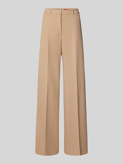 Regular fit wijde broek met viscose, model 'HASMINA' Shop The Look MANNEQUINE