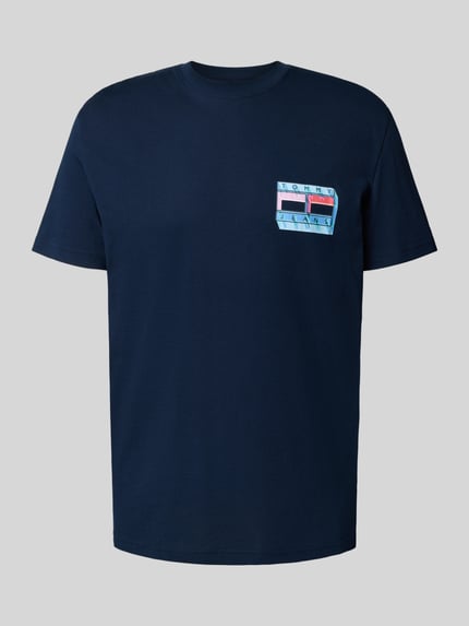 Tommy Jeans Regular Fit T-Shirt aus reiner Baumwolle Marine 2