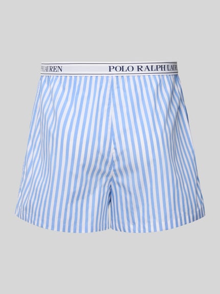 Polo Ralph Lauren Korte pyjamabroek met elastische band met logo Lichtblauw - 3