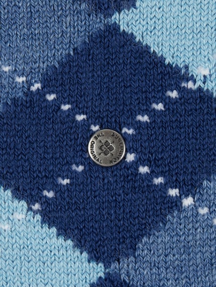 Burlington Socken mit Label-Detail Modell 'WHITBY' Royal 2