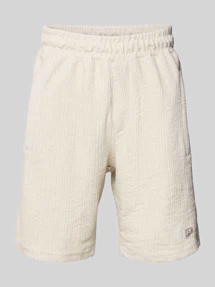 PEGADOR Shorts mit Label-Stitching Modell 'LIBCO' Offwhite 2