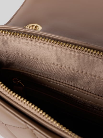 Valentino Bags Handtas met labeldetail, model 'OCARINA' Taupe - 4