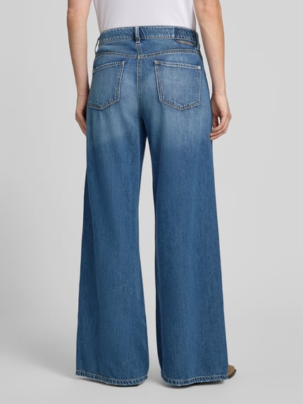 CAMBIO Jeansy Wide & Loose Fit z mieszanka bawełny model 'PALAZZO ADVANCE' Jasnoniebieski 5