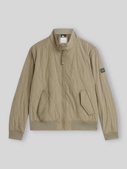 Tommy Hilfiger Regular Fit Steppjacke mit packbarer Innentasche Oliv 2