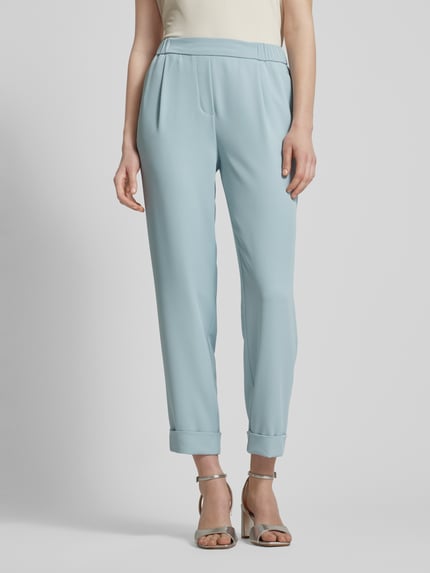 Jake*s Collection Hose mit fixierten Beinumschlägen Aqua 4