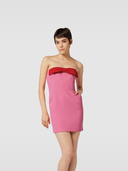 New Arrivals by Ilkyaz Ozel off-shoulderjurk met steekzakken Roze - 4
