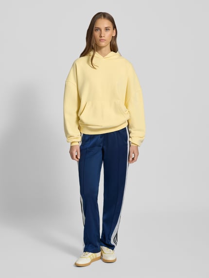 adidas Originals Spodnie typu track pants o kroju straight fit z lampasami model ‘Break’ Ciemnoniebieski 1