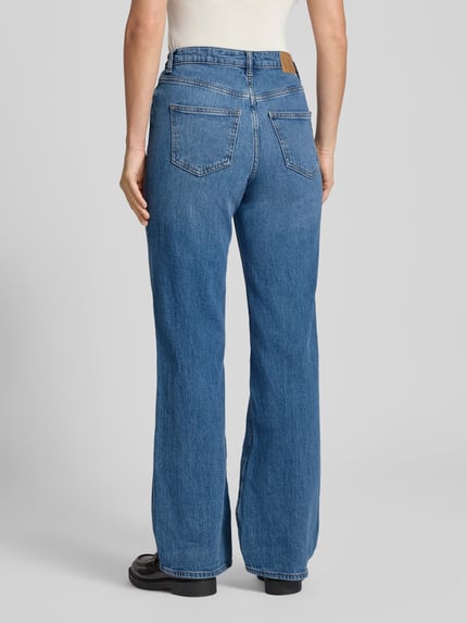 VERO MODA Jeansy z szeroką nogawką z mieszanki bawełny model ‘TESSA’ Jeansowy niebieski 5