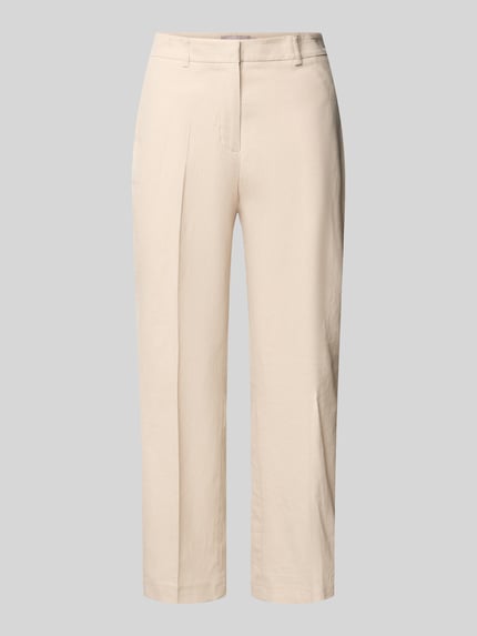 Straight Fit Stoffhose aus Leinen-Mix Shop The Look MANNEQUINE