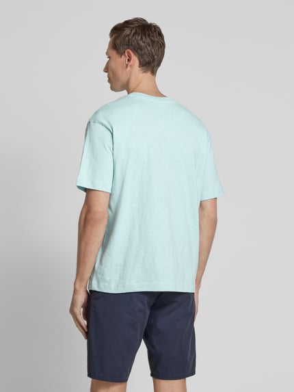 Jake*s Studio Men T-shirt z okrągłym dekoltem Morski 5