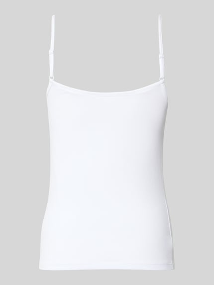 Tommy Hilfiger Regular fit top met bandjes van katoenmix in een set van 2 stuks Zwart - 3