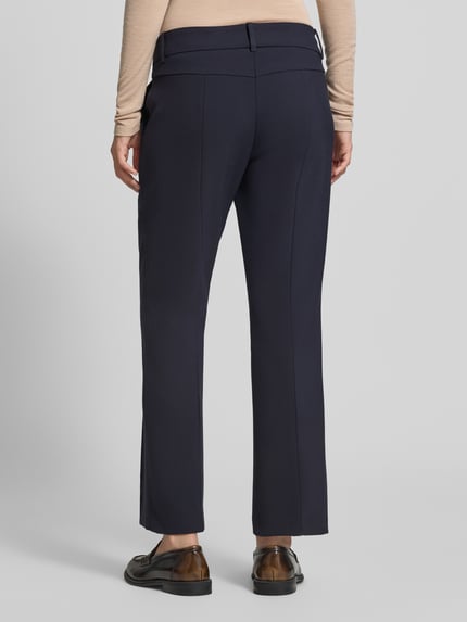 CAMBIO Regular Fit Schmale Hose mit Viskose-Baumwoll-Anteil Modell 'FARAH' Marine 5