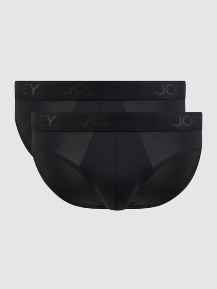 Jockey Slip van microvezel in een set van 2 Zwart - 1