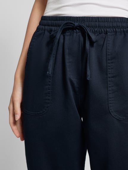 Soyaconcept Stoffhose in verkürzter Passform Modell 'AKILA' Marine 3