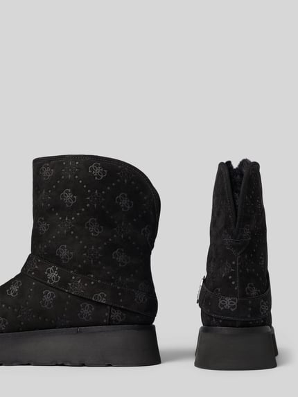 GUESS Boots mit Label-Details Modell 'DOLSAY' Black 2