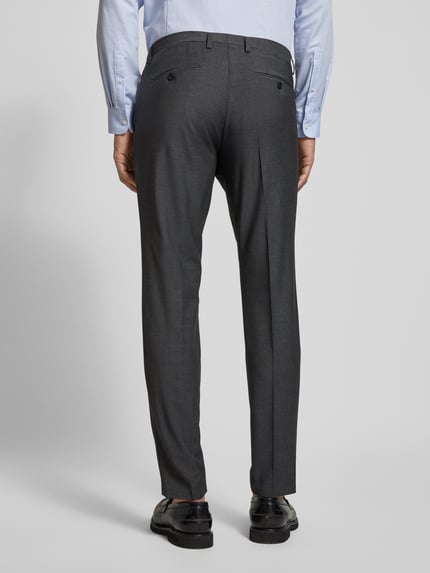 CINQUE Slim Fit Anzughose mit Bügelfalten Modell 'Castello' Mittelgrau 5