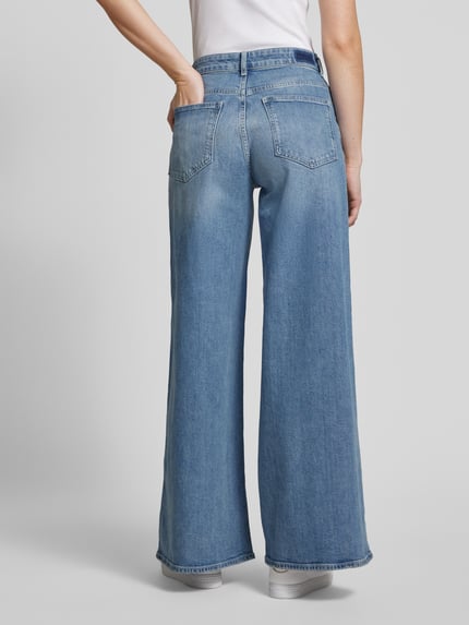 Rich & Royal Wide Leg Jeans mit 5-Pocket-Design Hellblau 5
