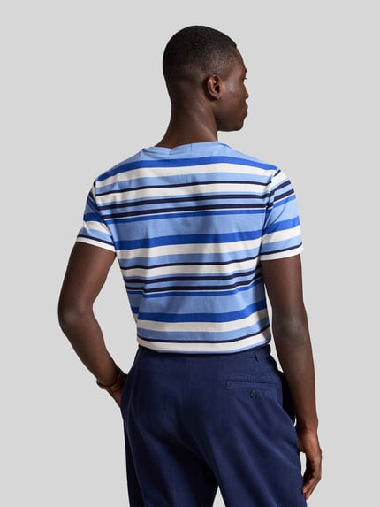 Polo Ralph Lauren męski t-shirt o kroju regular fit z czystej bawełny Jasnoniebieski 5