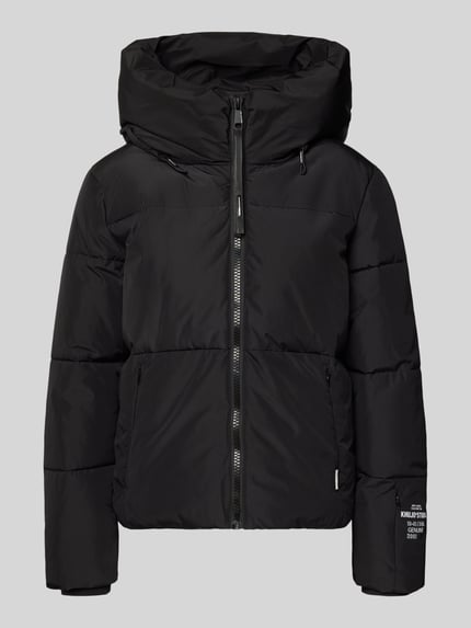 khujo Puffer Jacket mit Reißverschlusstaschen Modell 'AUDREY MATT' Black 2