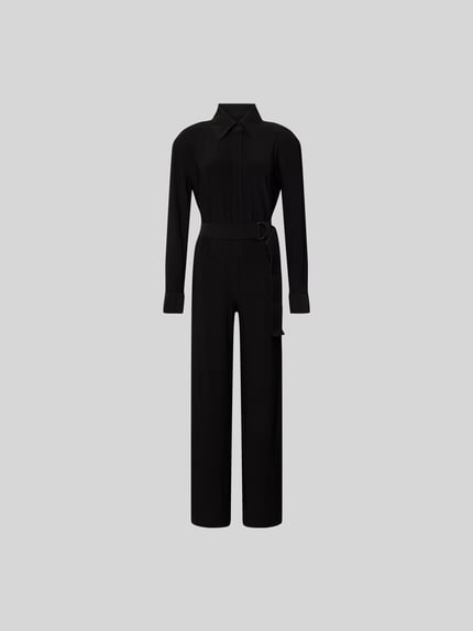 Norma Kamali jumpsuit met verborgen knoopsluiting Zwart - 2