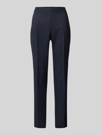 BOSS Stoffen broek met ritssluiting opzij, model 'Tiluna' Marineblauw - 2
