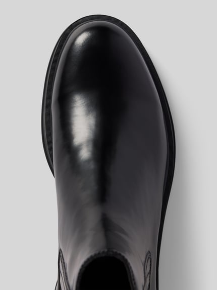HUGO Buty chelsea z naturalnej skóry Model 'LENNER' Czarny 3