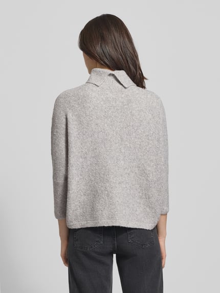 someday. Oversized Rollkragenpullover mit Woll-Anteil Modell 'Tiola' Mittelgrau Melange 5