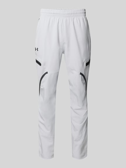 Regular fit sweatpants met logoprint model 'Unstoppable' Shop The Look MANNEQUINE