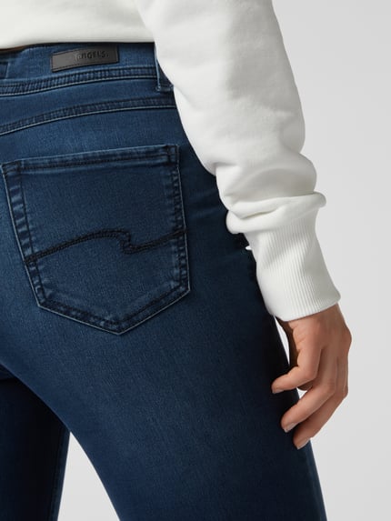 ANGELS Bootcut jeans met contrastnaden, model 'CICI' Donkerblauw - 3