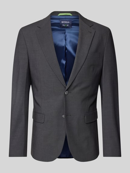 Slim Fit 2-Knopf-Sakko mit Pattentaschen Shop The Look MANNEQUINE