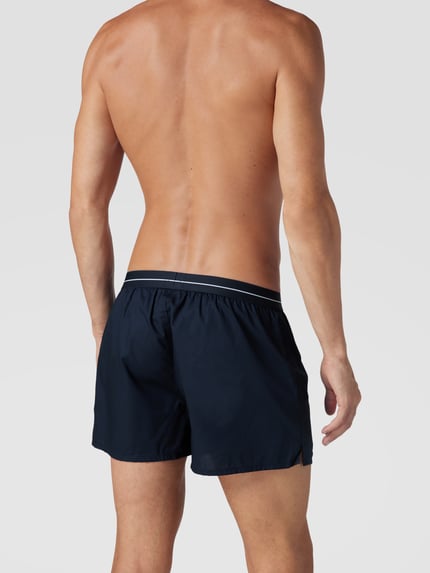 BOSS Boxershorts mit Label-Detail im 2er-Pack Dunkelblau 4