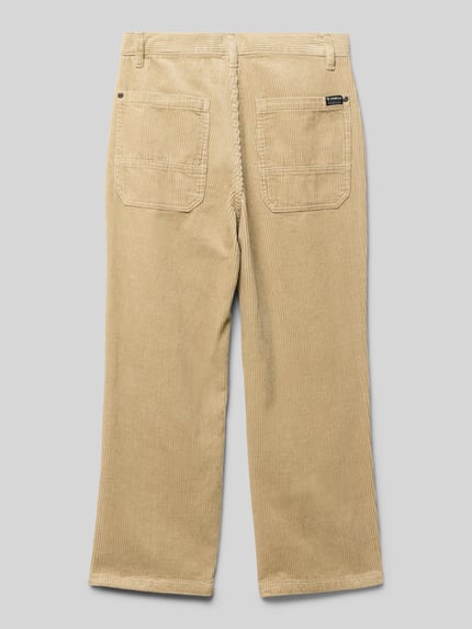 Garcia Ribcordbroek met Franse steekzakken Zand - 3