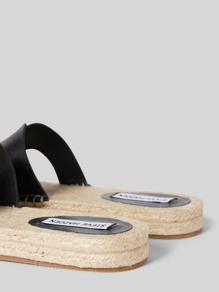Steve Madden Slides in Flecht-Optik Modell 'CHEER UP' Black 2
