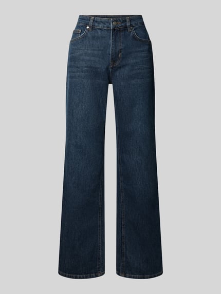 Straight Fit Jeans aus Baumwoll-Mix Modell 'The Louis' Shop The Look MANNEQUINE