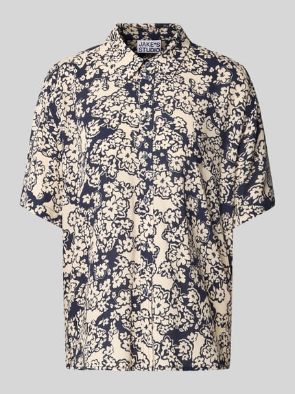 Jake*s Studio Woman Relaxed Fit Bluse aus Viskose mit 1/2-Arm Lagune 2
