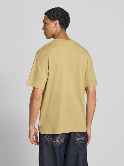 Marc O'Polo DENIM Relaxed Fit T-Shirt aus reiner Baumwolle Senf 5