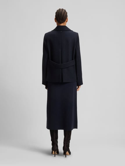 BOSS Regular Fit Jacke aus Woll-Mix Marine 5
