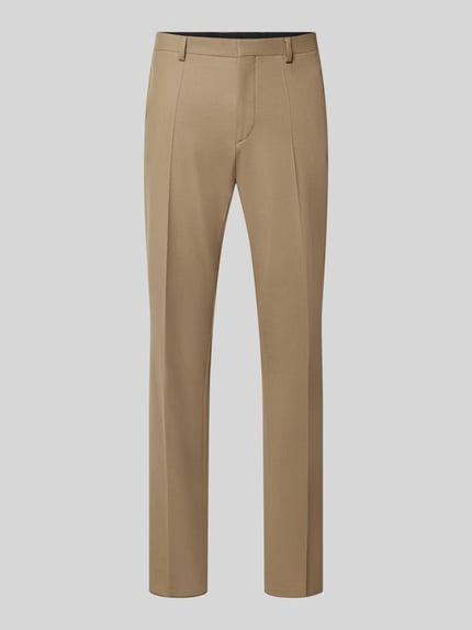 Super Slim Fit Anzughose aus Woll-Mix Modell 'Hesten253X' Shop The Look MANNEQUINE