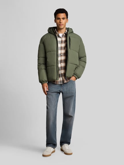 Tom Tailor Denim Steppjacke mit Brusttasche Oliv 1