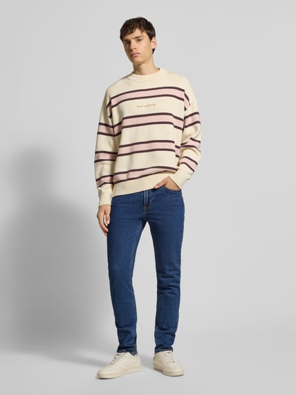 Calvin Klein Jeans Jeansy o kroju slim fit z 5 kieszeniami Jeansowy niebieski 1