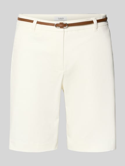 Szorty bermudy o kroju straight fit z tylnymi kieszeniami model 'Days' Shop The Look MANNEQUINE