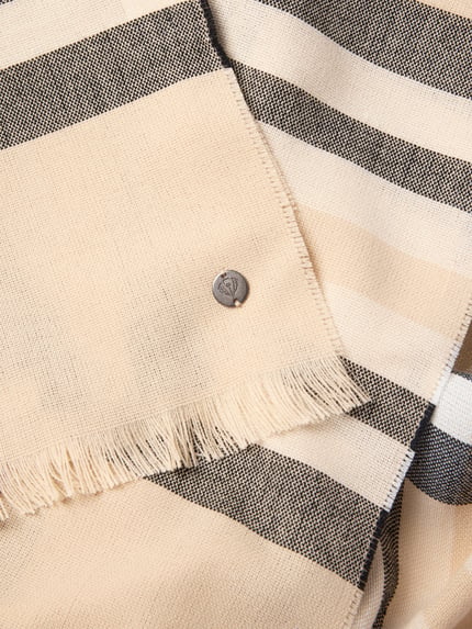 FRAAS Sjaal met ruitmotief Beige - 2