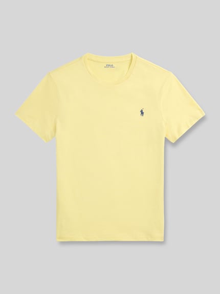 Polo Ralph Lauren Regular Fit T-Shirt aus reiner Baumwolle Hellgelb 2