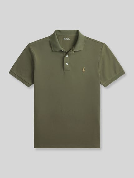 Polo Ralph Lauren Regular Fit Poloshirt aus Baumwoll-Mix Oliv 2