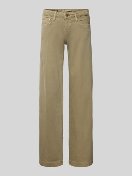 GUESS Regular Fit Jeans mit Seide-Anteil Modell 'SEXY PALAZZO' Jeansblau 2