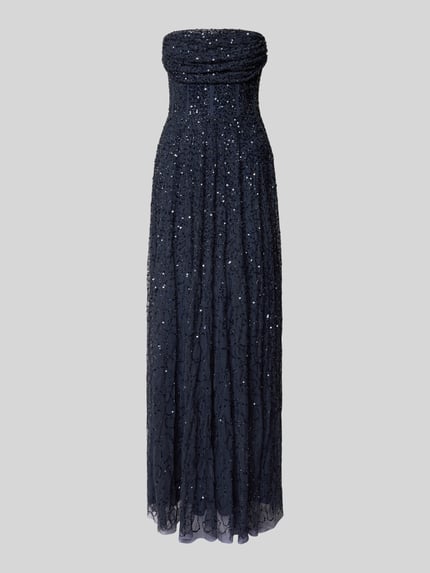 Lace & Beads Abendkleid im Off-Shoulder-Look Dunkelblau 2