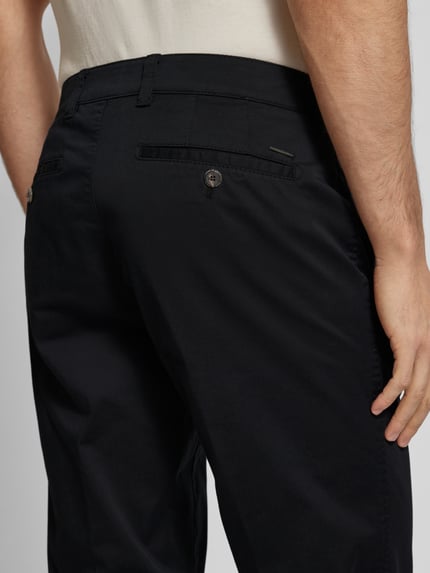EUREX by Brax Comfort Fit Stoffhose mit französischen Eingrifftaschen Modell 'JIM' Black 3