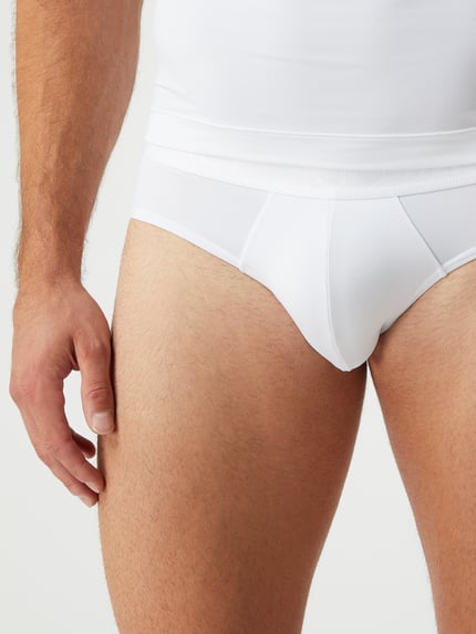 Jockey Slip van microvezel in een set van 2 Wit - 3